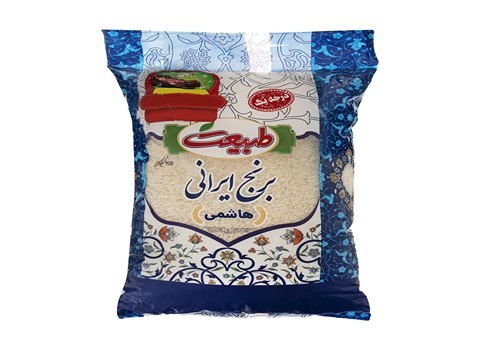 خرید و قیمت برنج هاشمی طبیعت ۱۰ کیلویی + فروش عمده